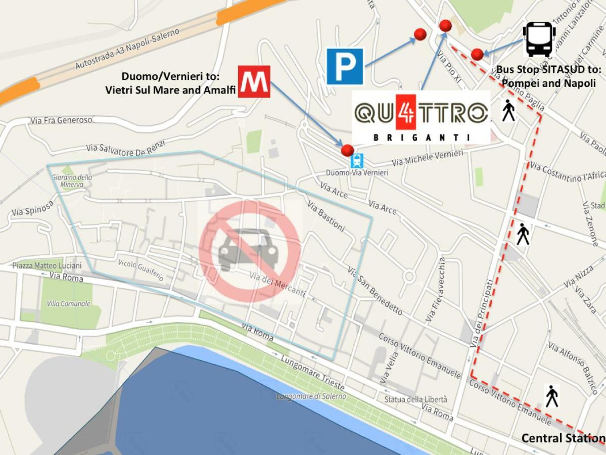 Quattro Briganti Salerno Exterior foto